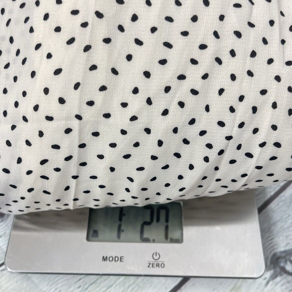 Lulus Jumpsuit Women Medium Ivory Polka Dot Wide Leg Loose Sweetheart Romantic - Picture 13 of 13